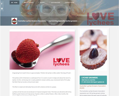 website Australian lychee growers Assn